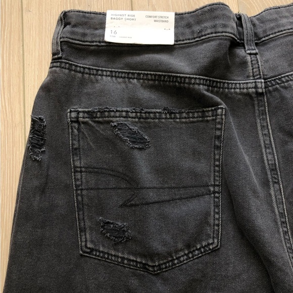 NWT American Eagle Highest Rise Baggy Short Comfort Stretch Waistband Size 16 - Picture 8 of 13